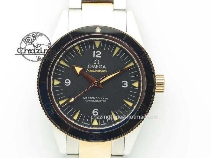 0503 2018 Seamaster Diver 300M SS YG VSF 1:1 Best Edition YG Bezel Blue Dial on SS YG Bracelet A Effortless 7897